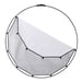 LASTOLITE halo compact plus reflector 98cm plata/blanco