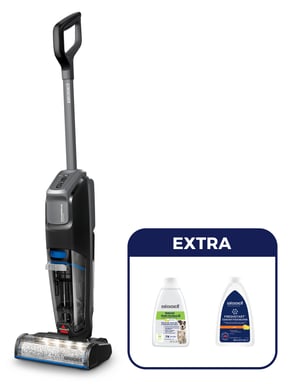 Bissell CrossWave OmniFind Select Aspiradora vertical Batería Seca y húmeda Politetrafluoroetileno (PTFE) Sin bolsa 0 L 22 W Negro, Gris