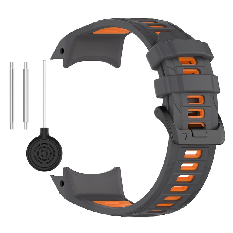 INF Bracelet de montre en silicone bicolore Garmin Instinct 3 Modèle 2