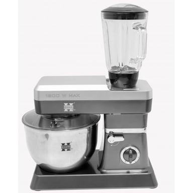 Robot petrin 1800 W max 6.5L gris Herzberg HG5065-GRIS