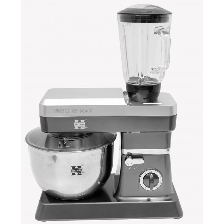 Herzberg Robot petrin 1800 W max 6.5L gris HG5065-GRIS - vue 3