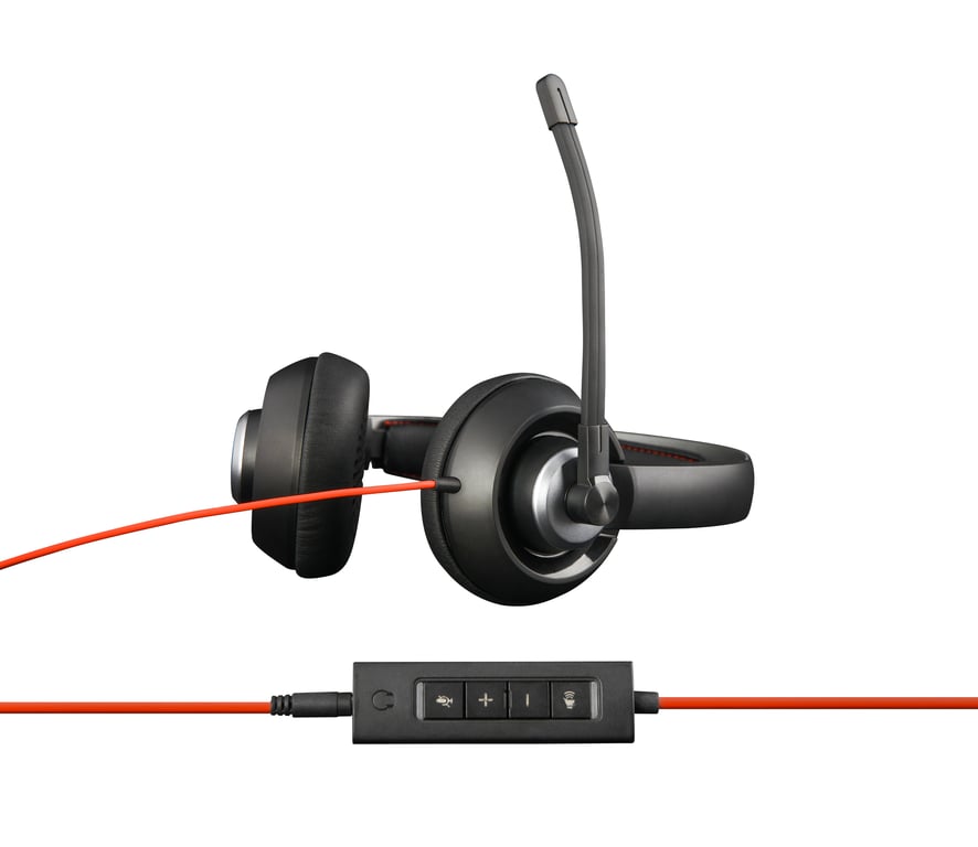 Bluestork MC401 écouteur/casque Avec fil Arceau Bureau/Centre d'appels USB Type-A Noir - Neuf