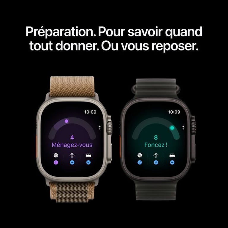 Apple Watch Ultra 4 GPS + Cellular 49 mm Boîtier en avec Boucle Trail / - vue 5