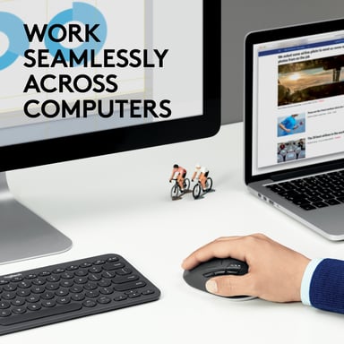 Logitech M720 RF Mouse senza fili per destrorsi + Bluetooth Ottico 1000 DPI