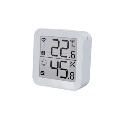 Konyks Termo 2, Termómetro e higrómetro con conexión Wi-Fi, Pantalla grande, Lectura a distancia, Activa otros dispositivos Konyks en función de las mediciones, Compatible con Alexa y Google Home.