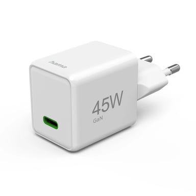 Hama 00201983 chargeur d'appareils mobiles Casque, Ordinateur portable, Chargeur électrique, Smartphone, Tablette Blanc Secteur Charge rapide Intérieure