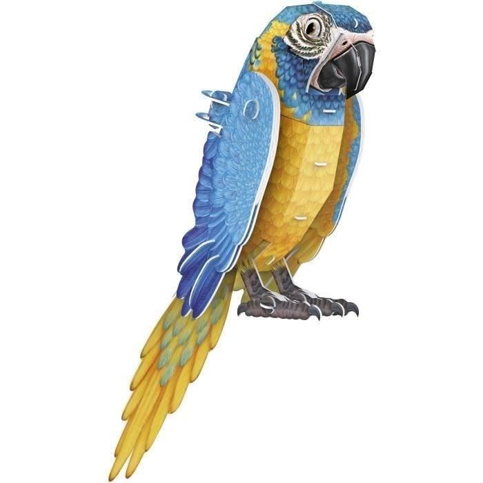 Puzzle 3D Perroquet Jeu de construction EXPLORA Oiseau 94 pièces Dès - vue 3