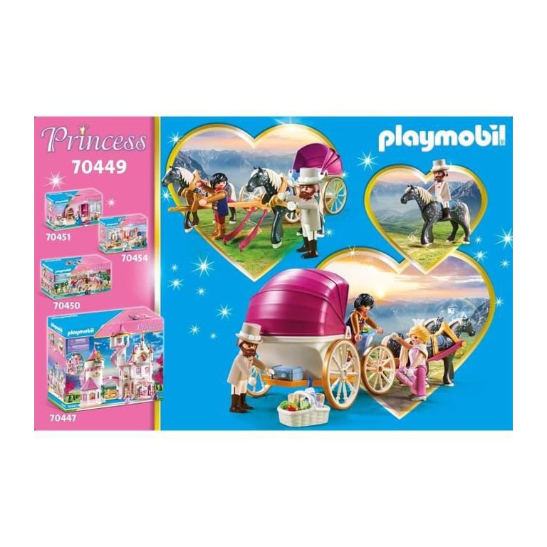 Calèche Et Couple Royal Princess 70449 Playmobil La Boîte - vue 3