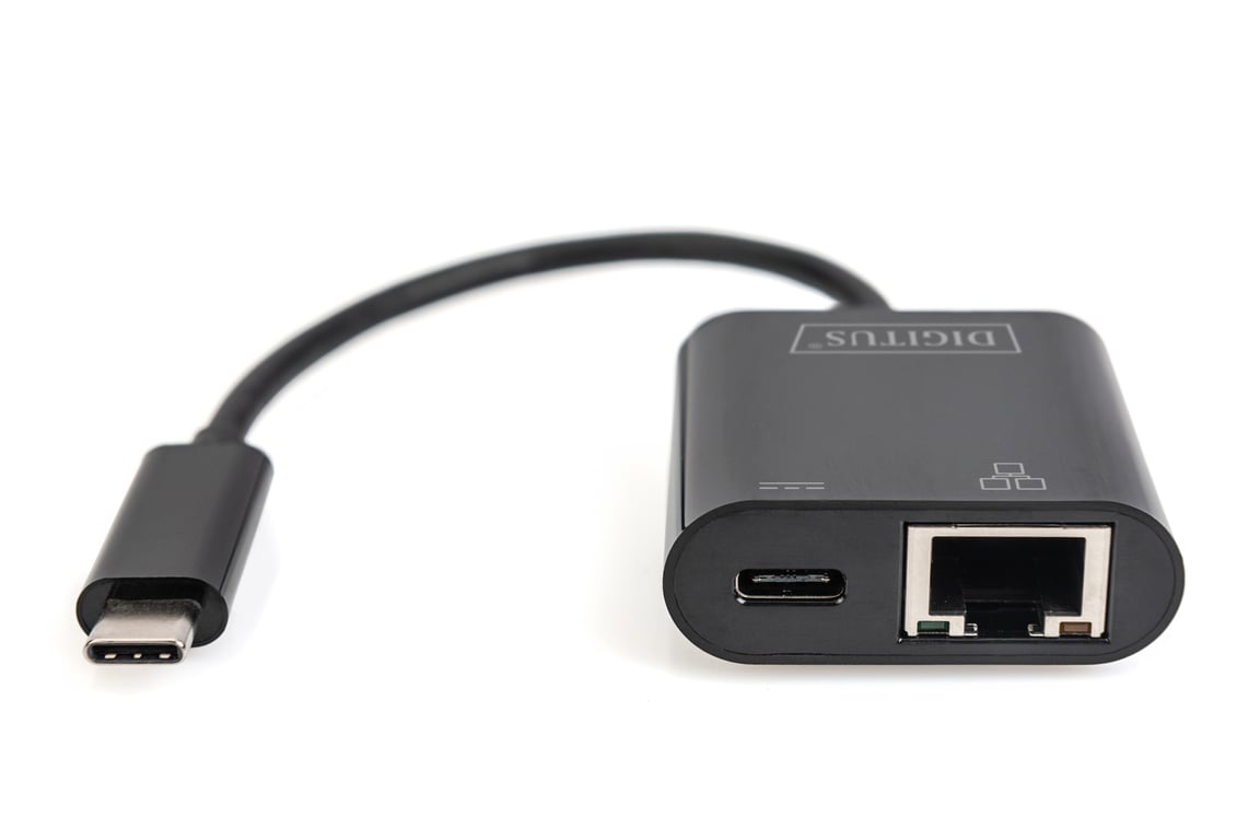 Digitus Adaptateur Ethernet Gigabit USB Type C™ avec prise en charge de Power Delivery Neuf - vue 2