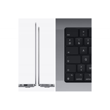 MacBook Pro 14'' (2021) - chipset Apple M1 Pro - 16 GB de RAM - 512 GB de almacenamiento - Sidel Gris - QWERTY
