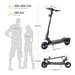 Ausom Gosoul 2 Pro Trottinette Électrique Grise Version UE, 48V 18Ah, 1000W, Vitesse Max 20km/h, Autonomie 90km, Pneus 10'' Tubeless, Suspension Bras Oscillant, NFC, Freins à Disque, Modèle A7