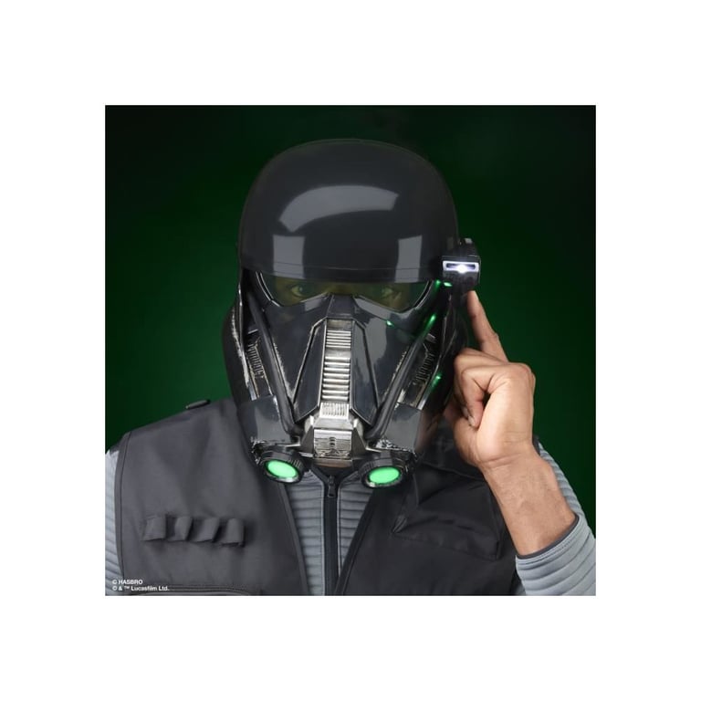 Casque Death Trooper impérial électronique premium avec LED avancés article de cosplay Dès Star Wars The Series - vue 4