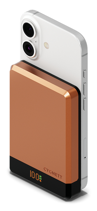 Cygnett MagSlim 10000 mAh Recharge sans fil Couleur cerise Neuf - vue 3