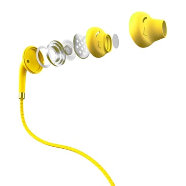 Energy Sistem Style 2+ Casque Avec fil Ecouteurs Appels/Musique Jaune