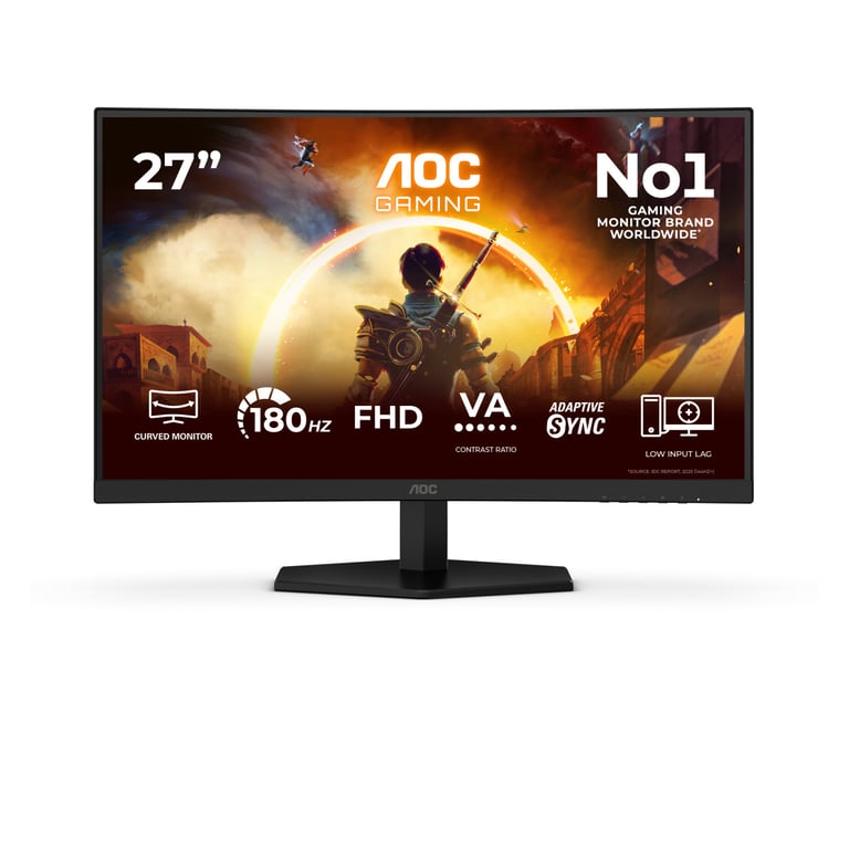 AOC G4 27 IPS FHD 180Hz écran plat de PC 68 6 cm 27 1920 x 1080 pixels Full HD LCD Neuf - vue 4
