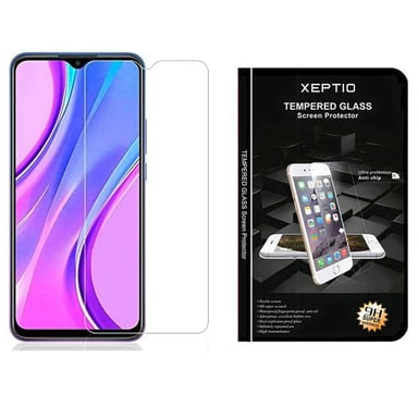 Protection écran Vitre  en verre trempé pour Xiaomi Redmi 9C / Redmi 9C NFC 4G  -  pochette XEPTIO