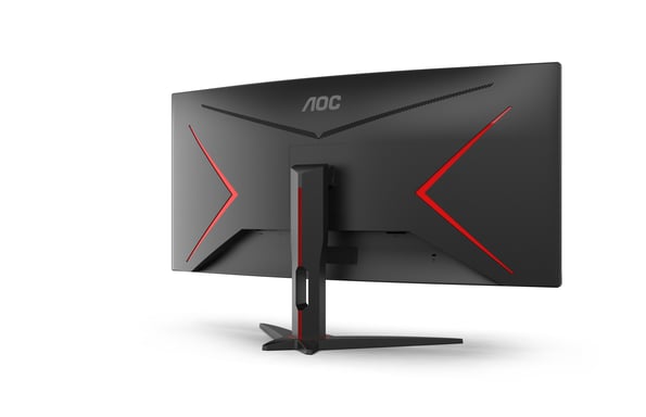 AOC G2 CU34G2XE/BK LED display 86,4 cm (34'') 3440 x 1440 pixels Wide Quad HD LCD Noir, Rouge