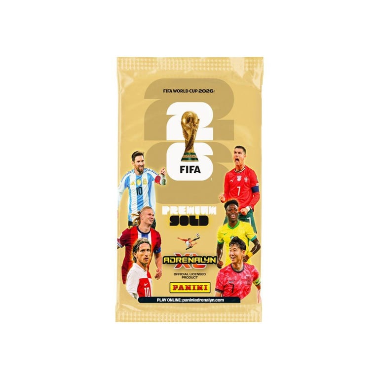 Panini Pack de cartes à collectionner FIFA World Cup 2026 Adrenalyn XL Premium OR Couleurs - vue 2