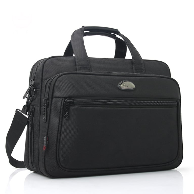 Sacoche / Sac pochette pour PC ordinateur portable 14 pouces noir - Malette  de voyage/affaires Notebook 15,6 avec compartiment poches de rangement et  bandoulière - Laptop Bag XEPTIO - Xeptio