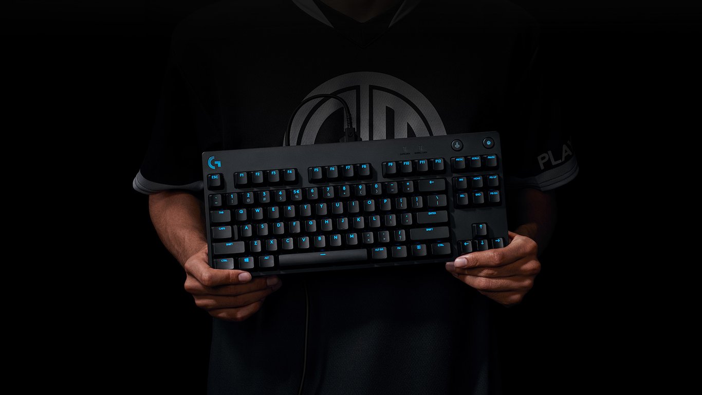 LOGITECH G Clavier Gaming mécanique Pro Conception Ultra Portable sans Pavé numérique cble Micro USB Détachable - vue 2