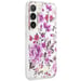 Étui Guess Flower Collection pour Samsung Galaxy S23, blanc