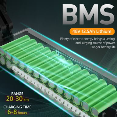 Patinete eléctrico IENYRID M4 Pro S+, batería de 800 W, 48 V, 12,5 AH, neumáticos de 10 pulgadas y doble absorción de impactos