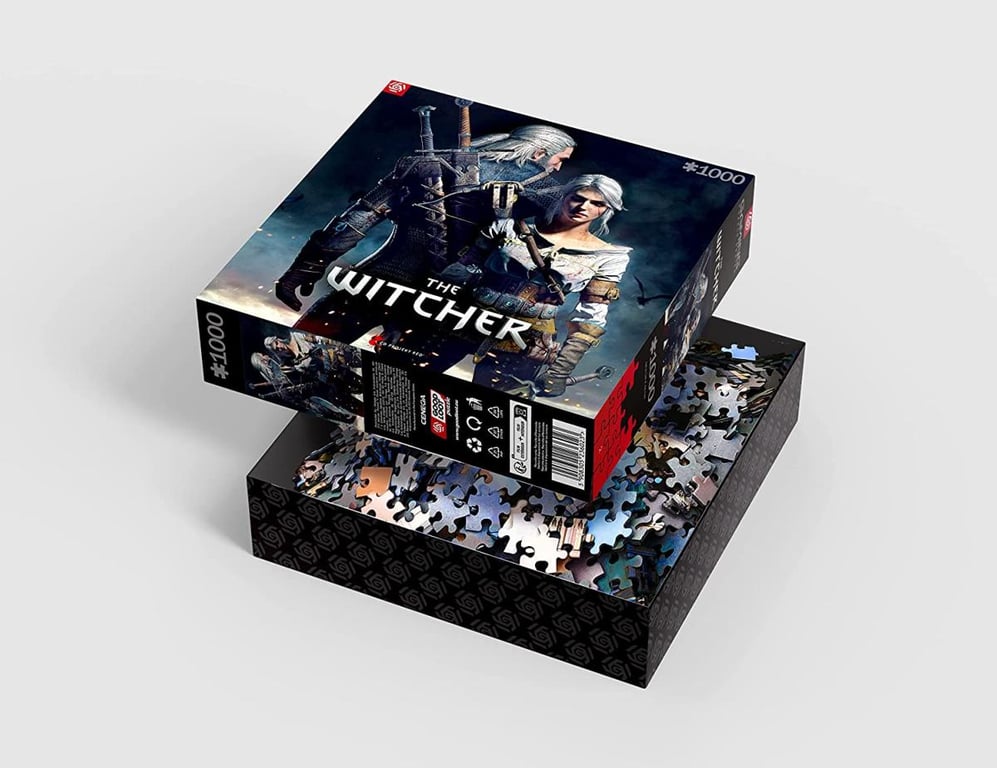 Puzzle 1000 pièces The Witcher Geralt & Ciri - vue 3