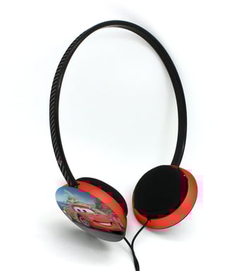 Cirkuit Planet DSY-HP731 écouteur/casque Écouteurs Avec fil Arceau Noir, Rouge