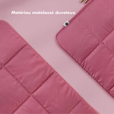Selencia Pochette ordinateur Puffy 13-14 pouces - Magenta Fire