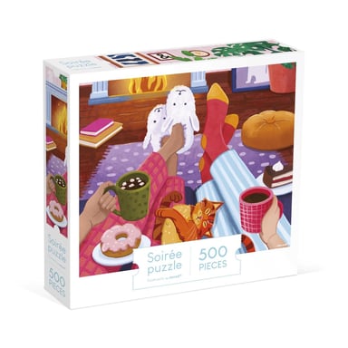 Puzzle Cocooning Evening - 500 piezas para adultos y adolescentes