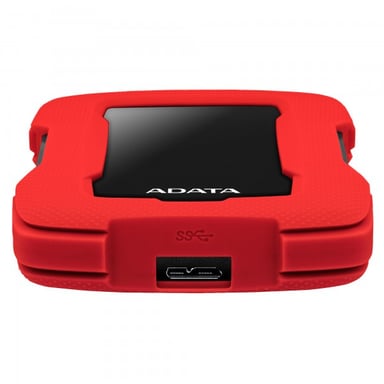 Adata Disque Dur HD330 2 To HDD 2.5" USB 3.2 Gen 1 Antichoc Rouge - vue 5