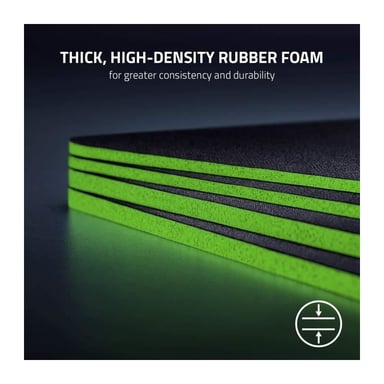 Razer Gigantus V2 - Tappetino per mouse da gioco grande nero, verde