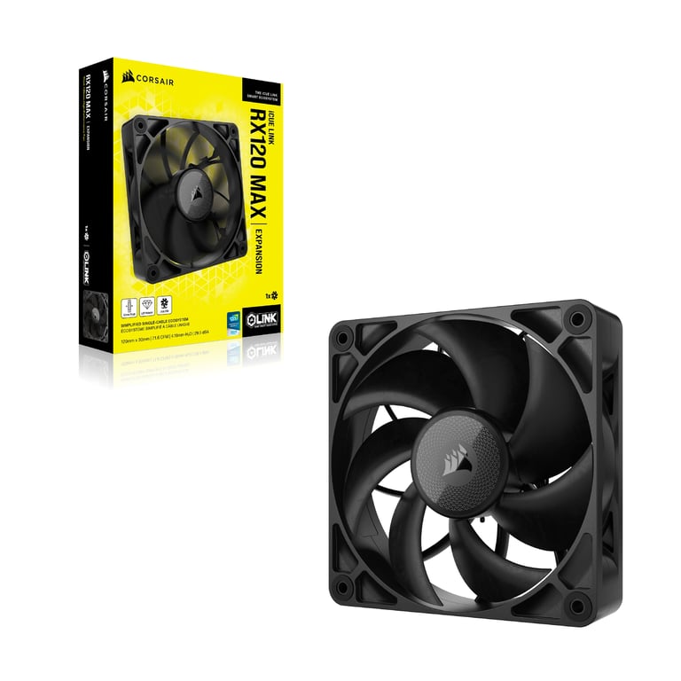 Corsair iCUE LINK RX120 MAX - vue 3