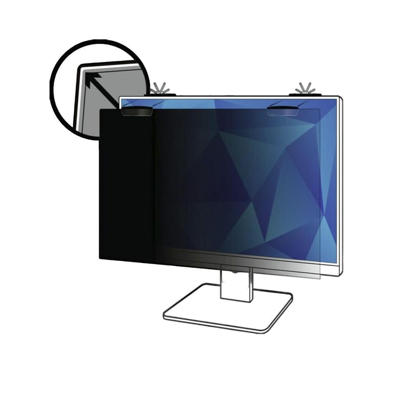 Filtre de confidentialité 3M pour moniteur 25 16:9 avec fixation magnétique - vue 2