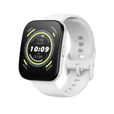 Amazfit Bip 5 4,85 cm (1.91'') TFT 45.9 mm Numérique 320 x 380 pixels Écran tactile Blanc GPS (satellite)