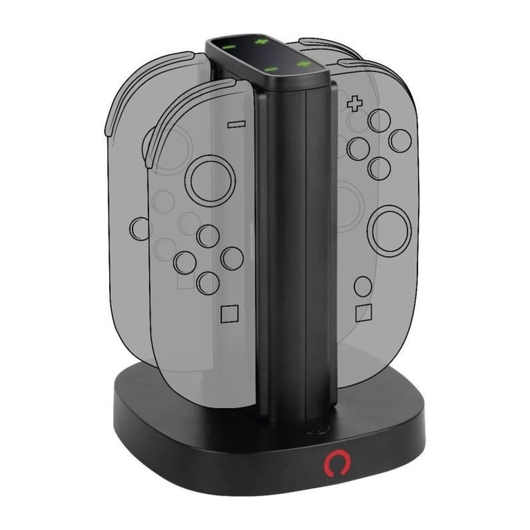 Station de rechargement KONIX 2 paires de manettes Joy Con Indicateur de charge LED Connexion USB A - vue 2