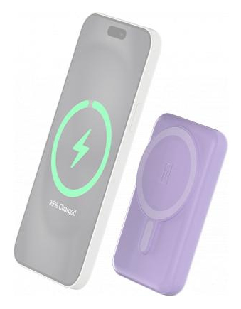 Batterie externe BigBen Connected MagSafe 5000 mAh Magnet USB A+C - vue 3