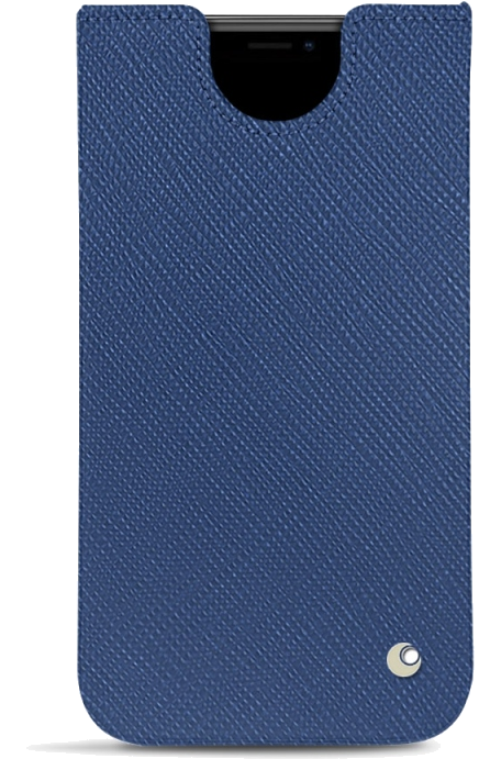 Pochette cuir Apple iPhone 11 Pro Max - PochetteBleu