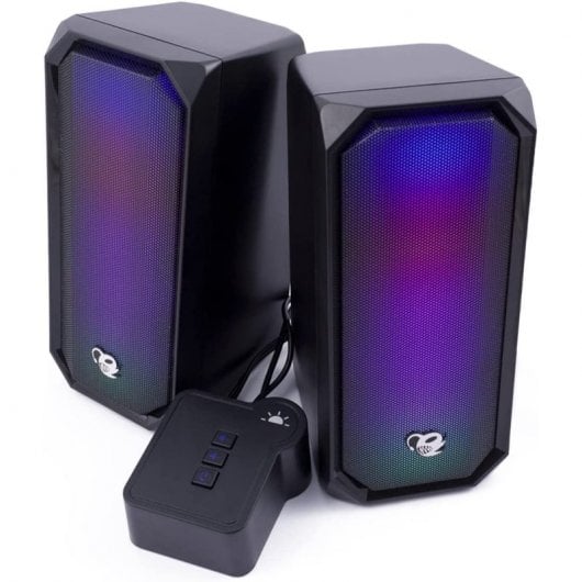 Haut-Parleur CoolBox Deep Gaming R205 – 2.0 Canaux, 6 W, Bluetooth 5.0 - vue 2