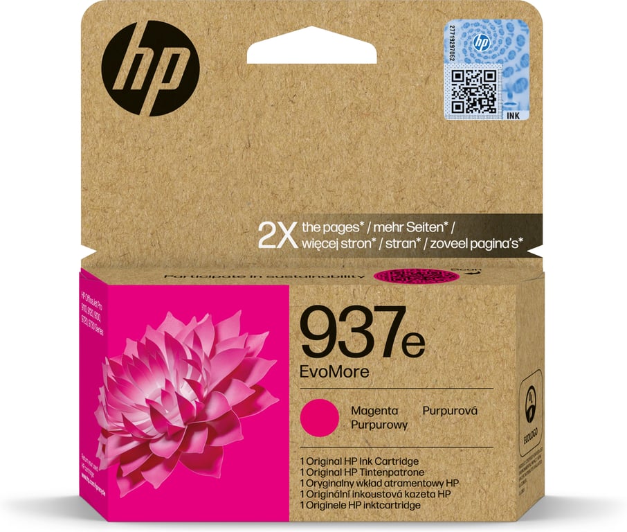 HP 937e Evomore Magenta Ink Crtg - Neuf