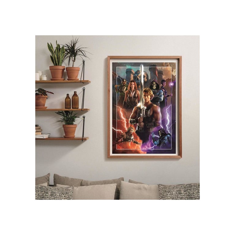 Puzzle 1000 pièces CLEMENTONI Masters of the Universe Movie 70 x 50 cm avec poster - Neuf