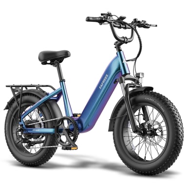 Vélo électrique tout-terrain FAFREES F20 ROVER avec batterie 48 V 15 Ah - bleu éclatant