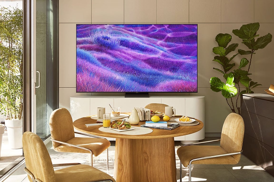 Samsung GQ85QN80FAU 2 16 85 4K Ultra HD Smart TV Wi Fi Carbonio Argento Neuf - vue 3
