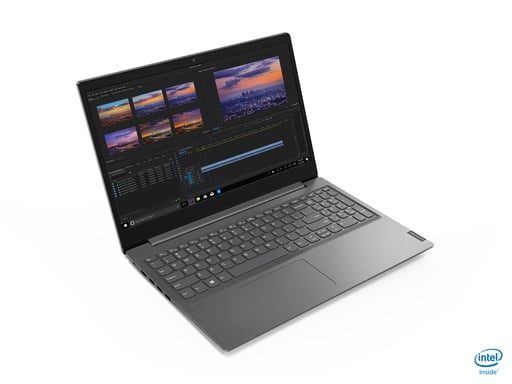 Lenovo V V15 i3-1005G1 Ordinateur portable 39,6 cm (15.6'') Full HD Intel® Core™ i3 4 Go DDR4-SDRAM 256 Go SSD Wi-Fi 5 (802.11ac) Windows 10 Pro Gris
