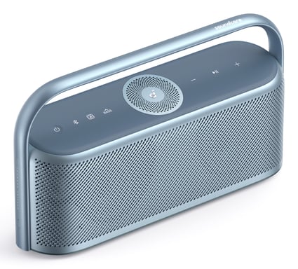Enceinte Bluetooth Soundcore Motion X600 – Audio spatial immersif, Design portable, Noire