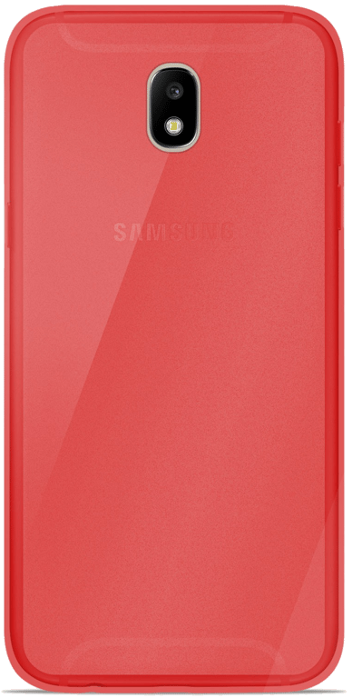 Coque silicone unie compatible Givré Rouge Samsung Galaxy J5 2017
