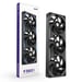 NZXT F360X Boitier PC Ventilateur 12 cm Noir 1 pièce(s)