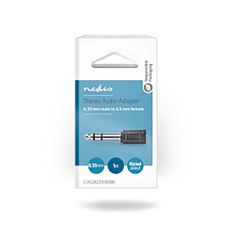 Adaptateur Audio Stéréo 6 35 mm Mâle vers 3 5 mm Femelle Ultra Solide Neuf - vue 3