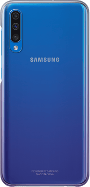 Coque rigide violette et transparente Evolution Samsung pour Galaxy A50 A505