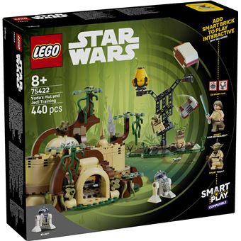 LEGO Star Wars 75422 SMART Play : la hutte de Yoda et l'entraînement Jedi